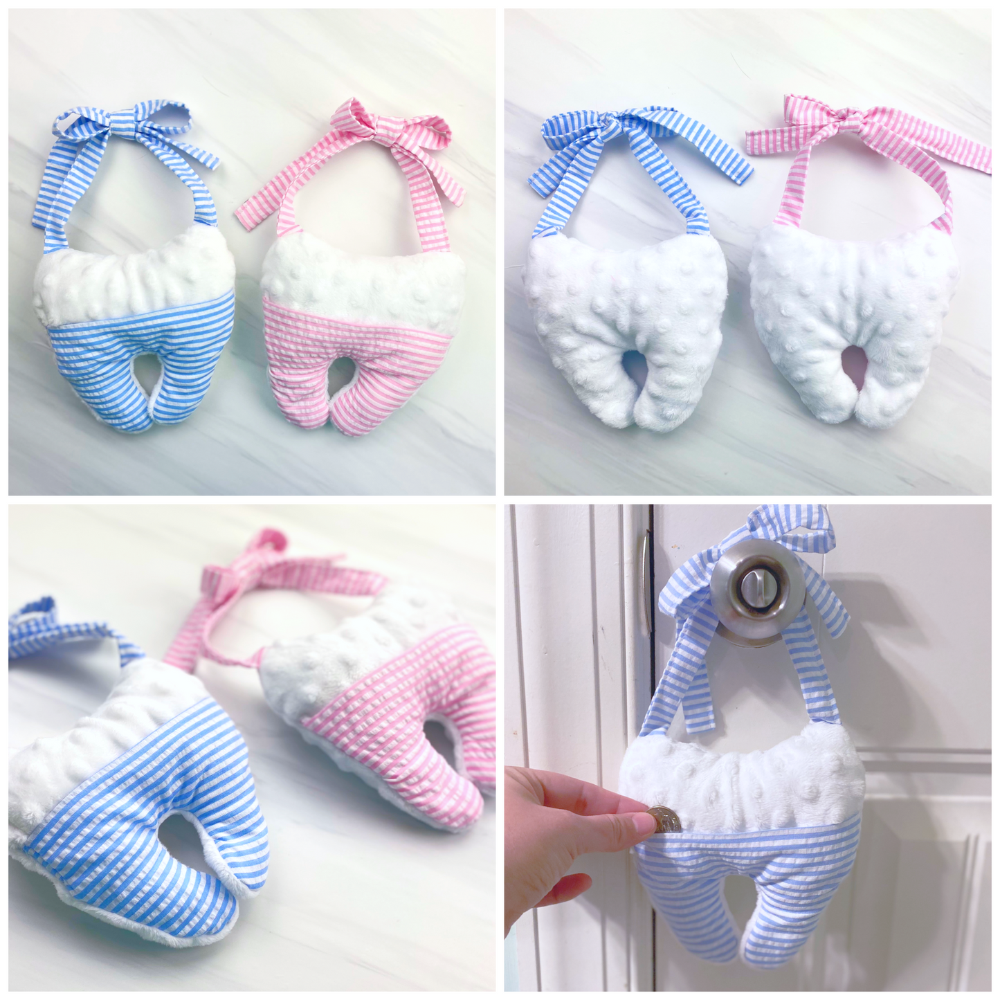 how to sew a tooth fairy pillow with a pdf sewing pattern, tooth printable patterns, tooth fairy pocket pillow, aloha sewing company, diy tutorial