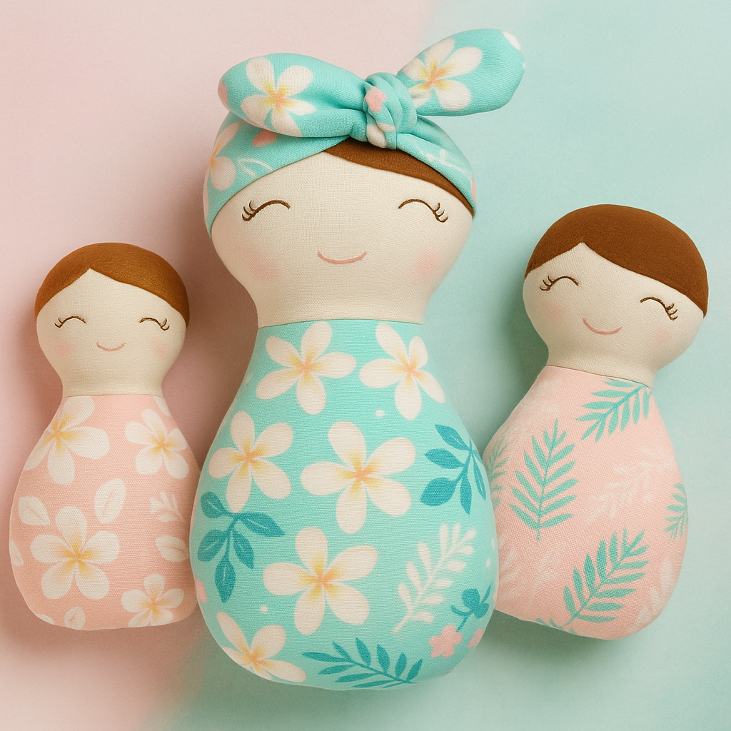 Swaddled Plush Fabric Baby Doll
