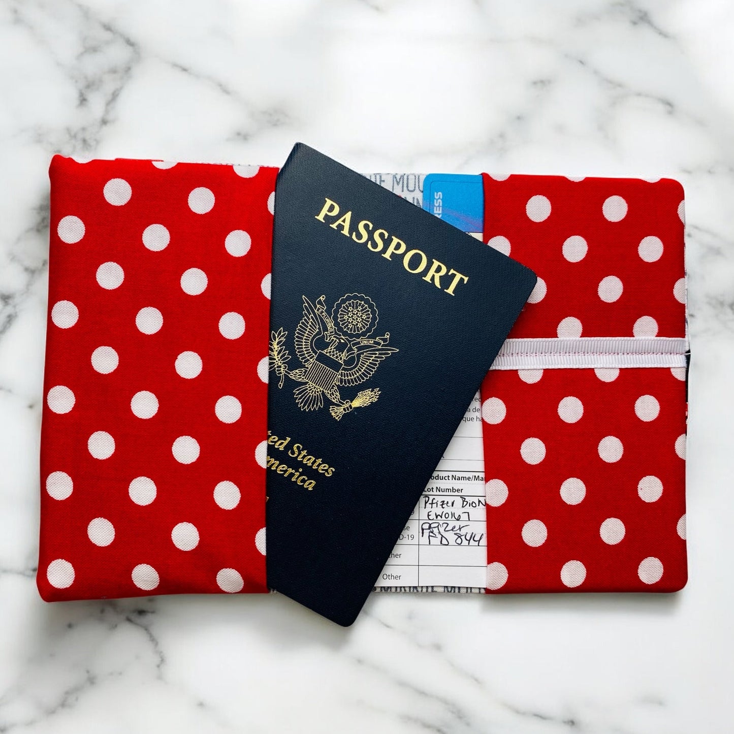 EASY Passport Wallet with Vaccine & Credit Card Slot