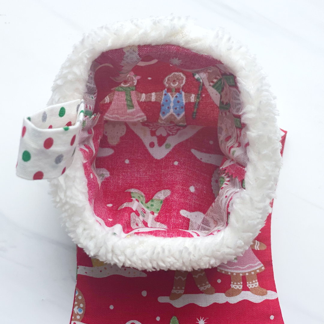 Christmas Stocking Cuff Sewing Pattern