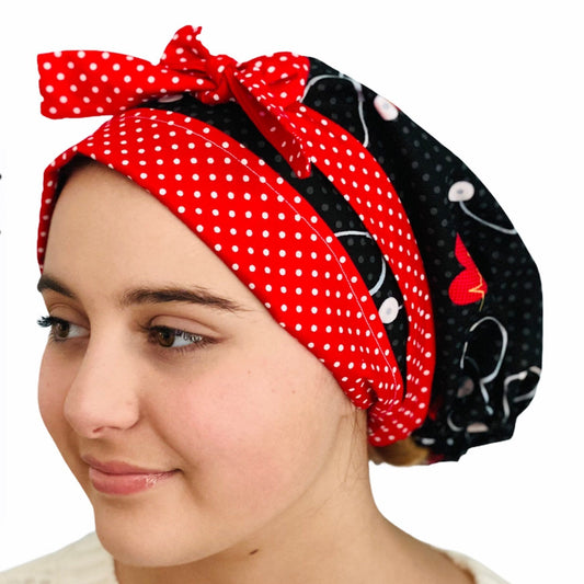 bouffant scrub cap sewing pattern