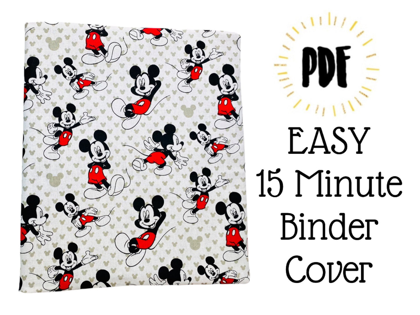 Simple Fabric Binder Cover