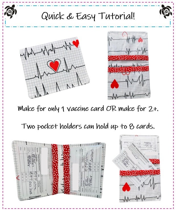Vaccine Card Protector Holder