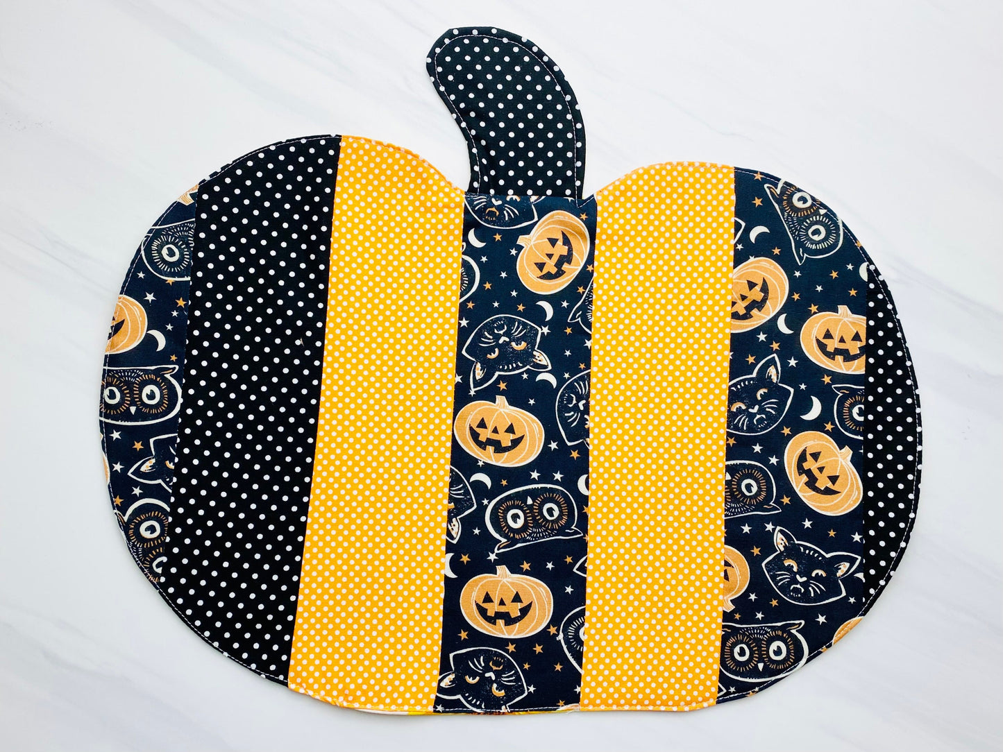 Reversible Pumpkin Table Place Mat