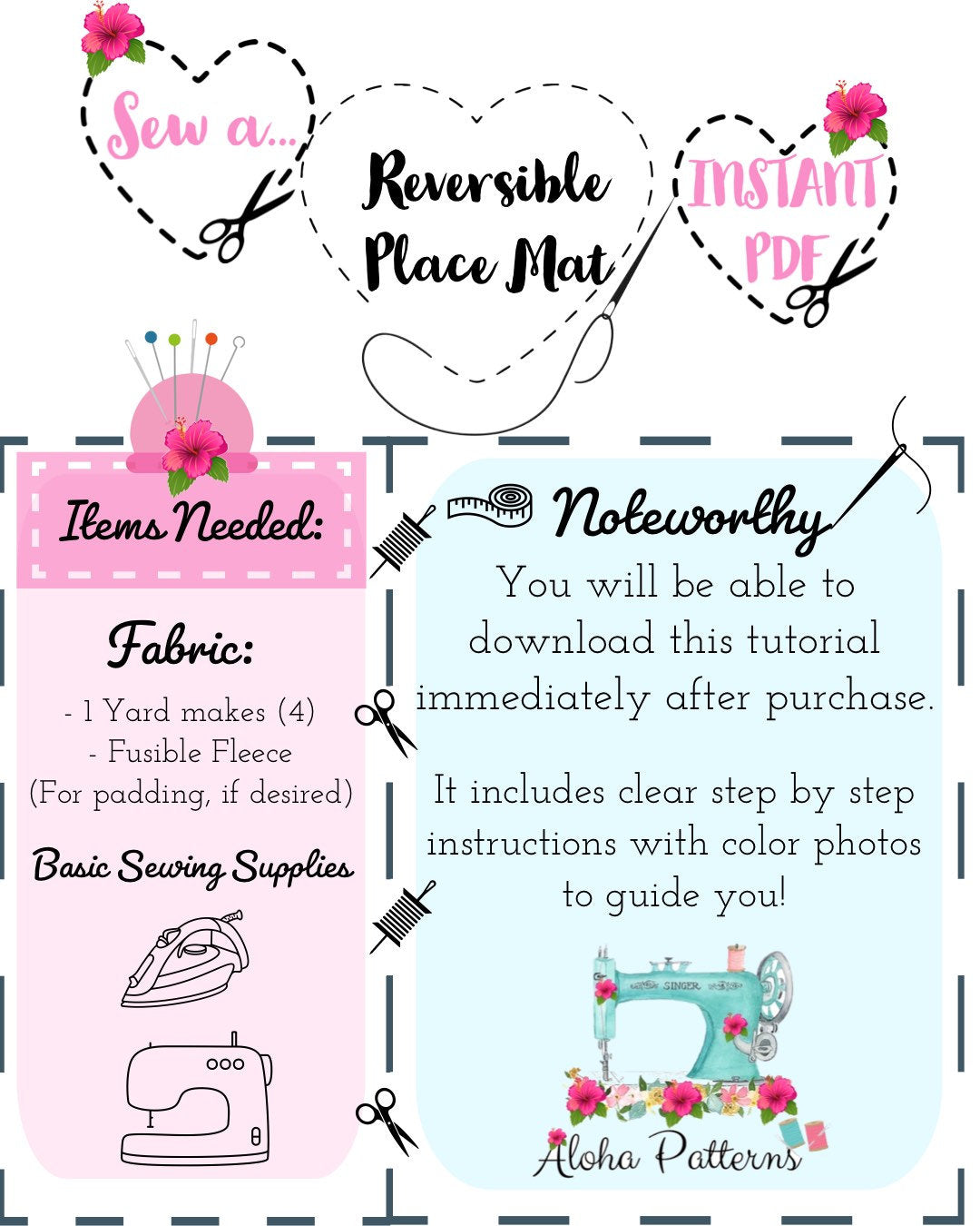 Reversible Place Mats BUNDLE