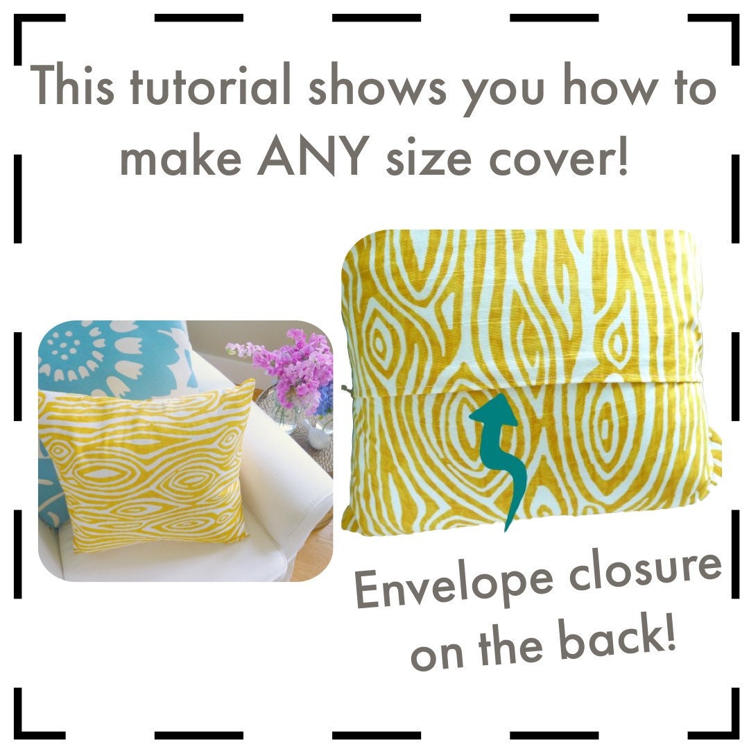 EASY 10 Minute Envelope Pillow Cover