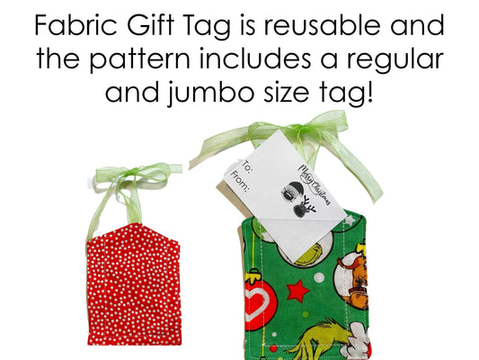 10 Minute Fabric Gift Tag Holder