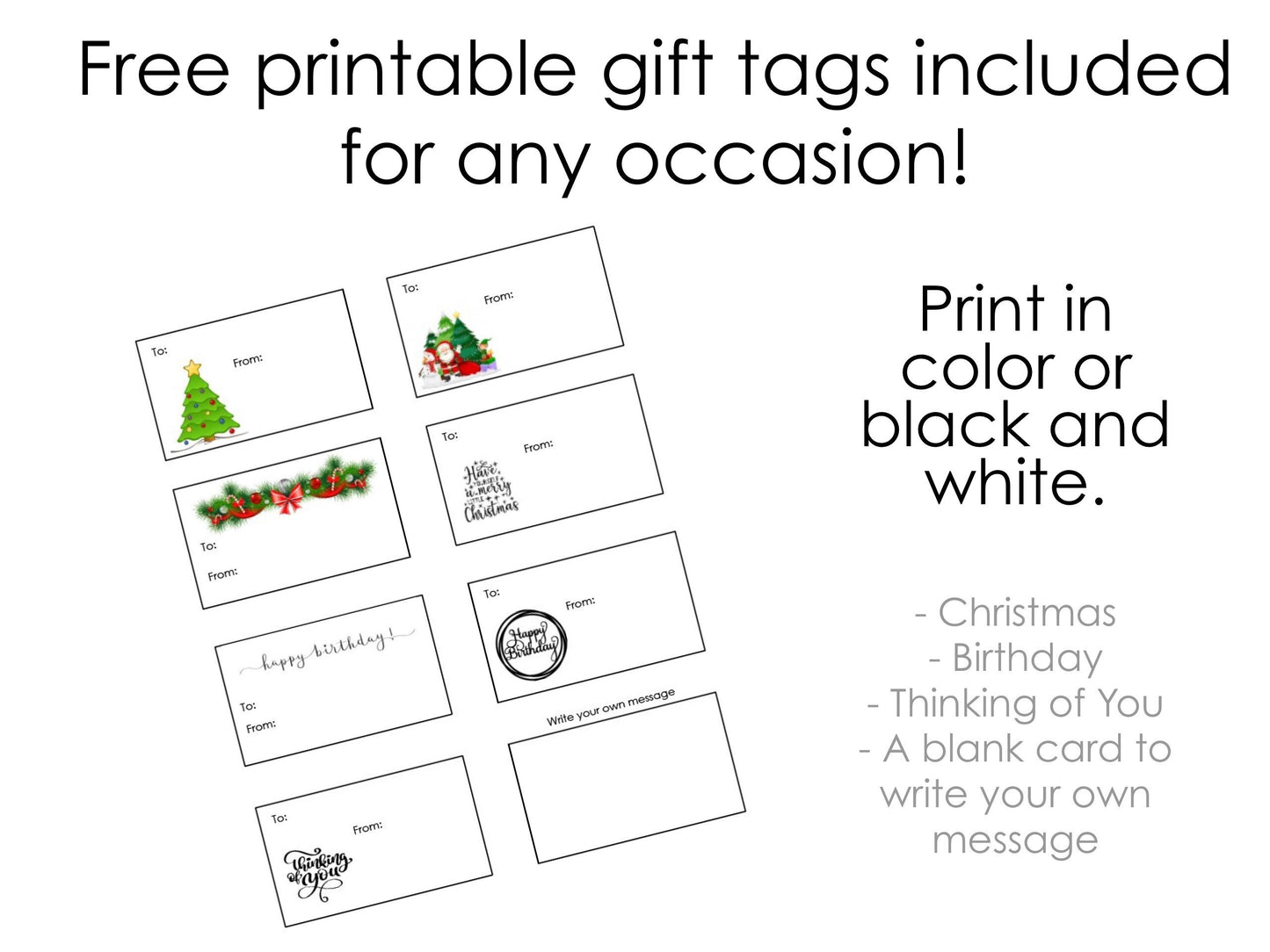 10 Minute Fabric Gift Tag Holder