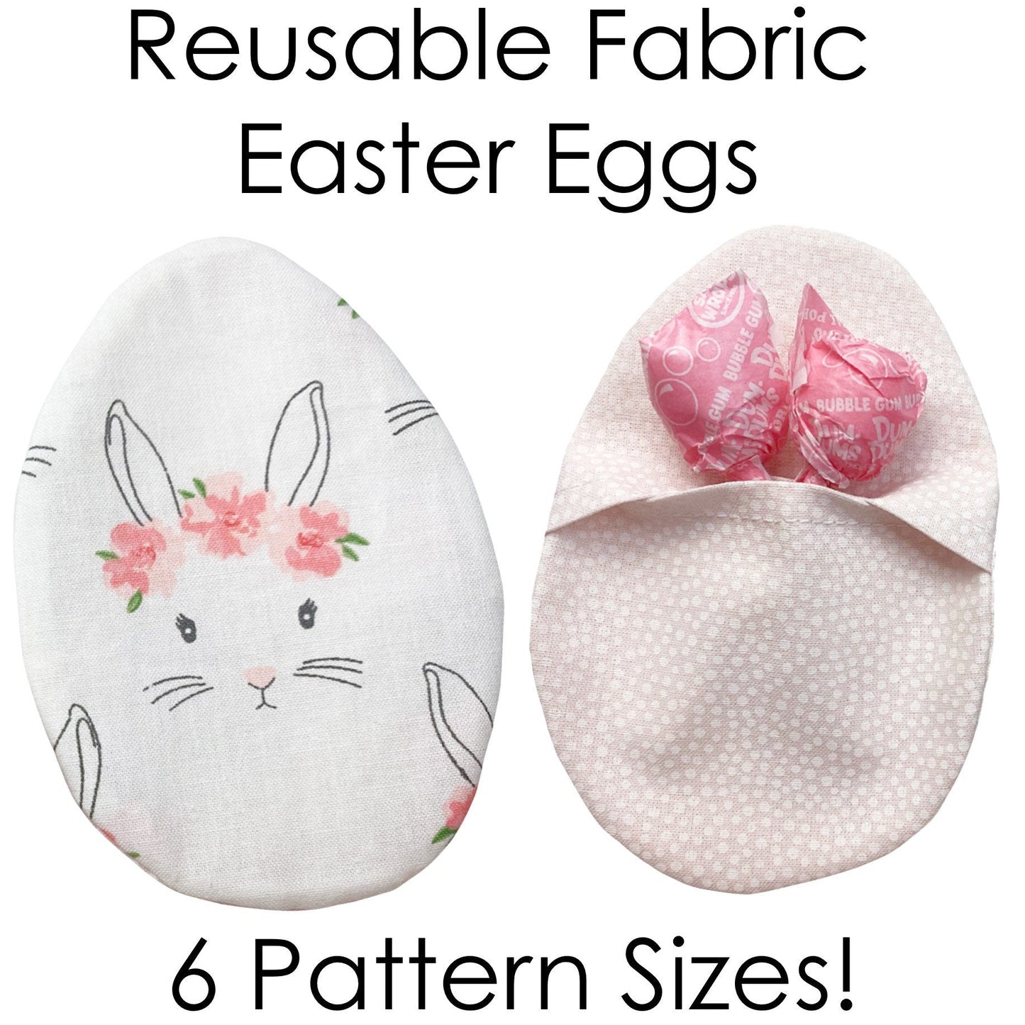 Fillable Fabric Easter Hunt Eggs
