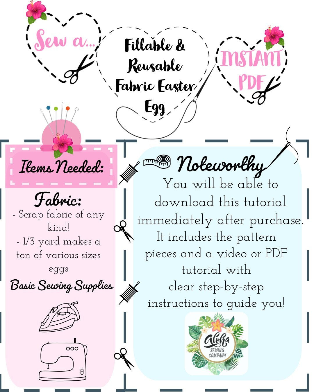 Fillable Fabric Easter Hunt Eggs