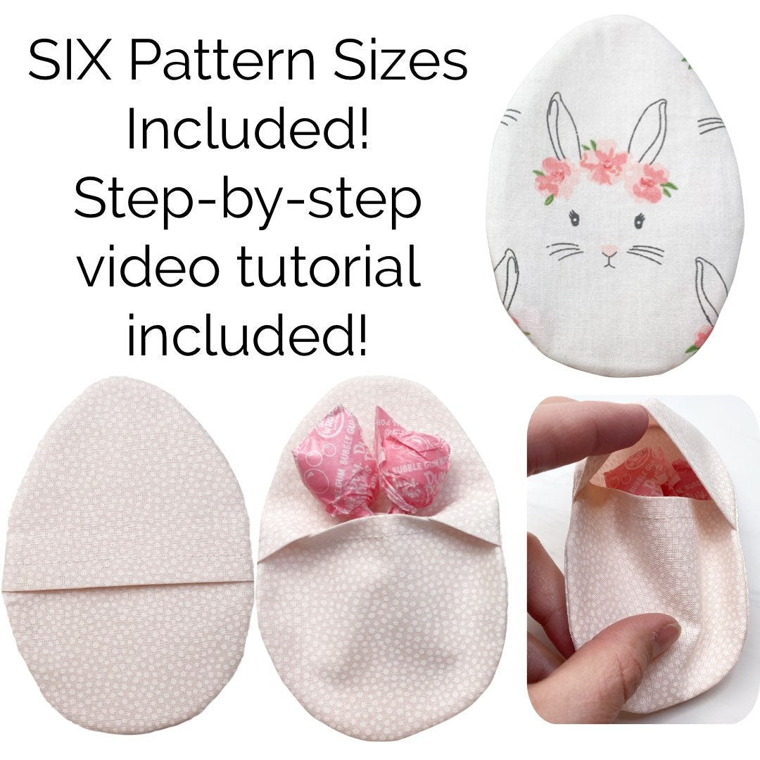Fillable Fabric Easter Hunt Eggs