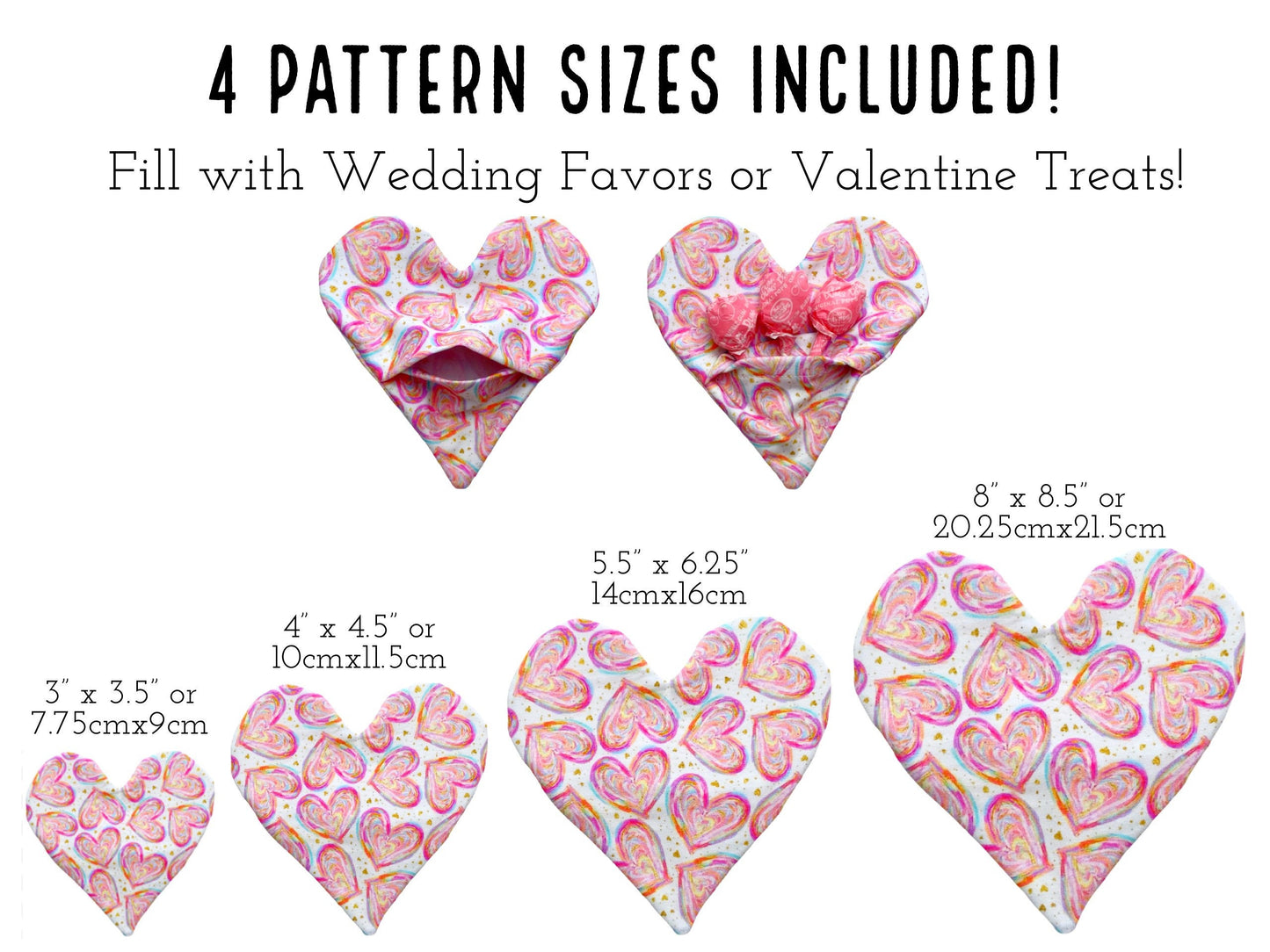 EASY Fabric Heart Pouch