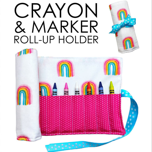 Crayon and Marker Roll Up Holder