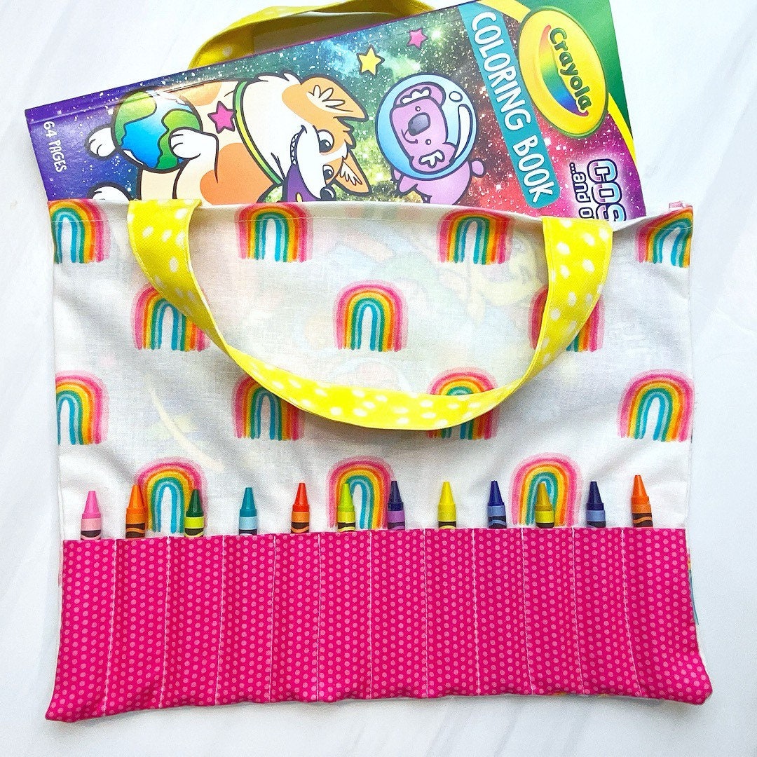 Beginners Crayon and Coloring Book Tote Bag