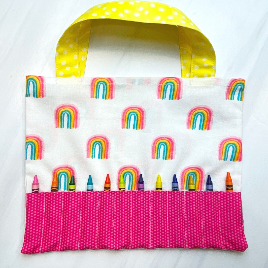 Beginners Crayon and Coloring Book Tote Bag