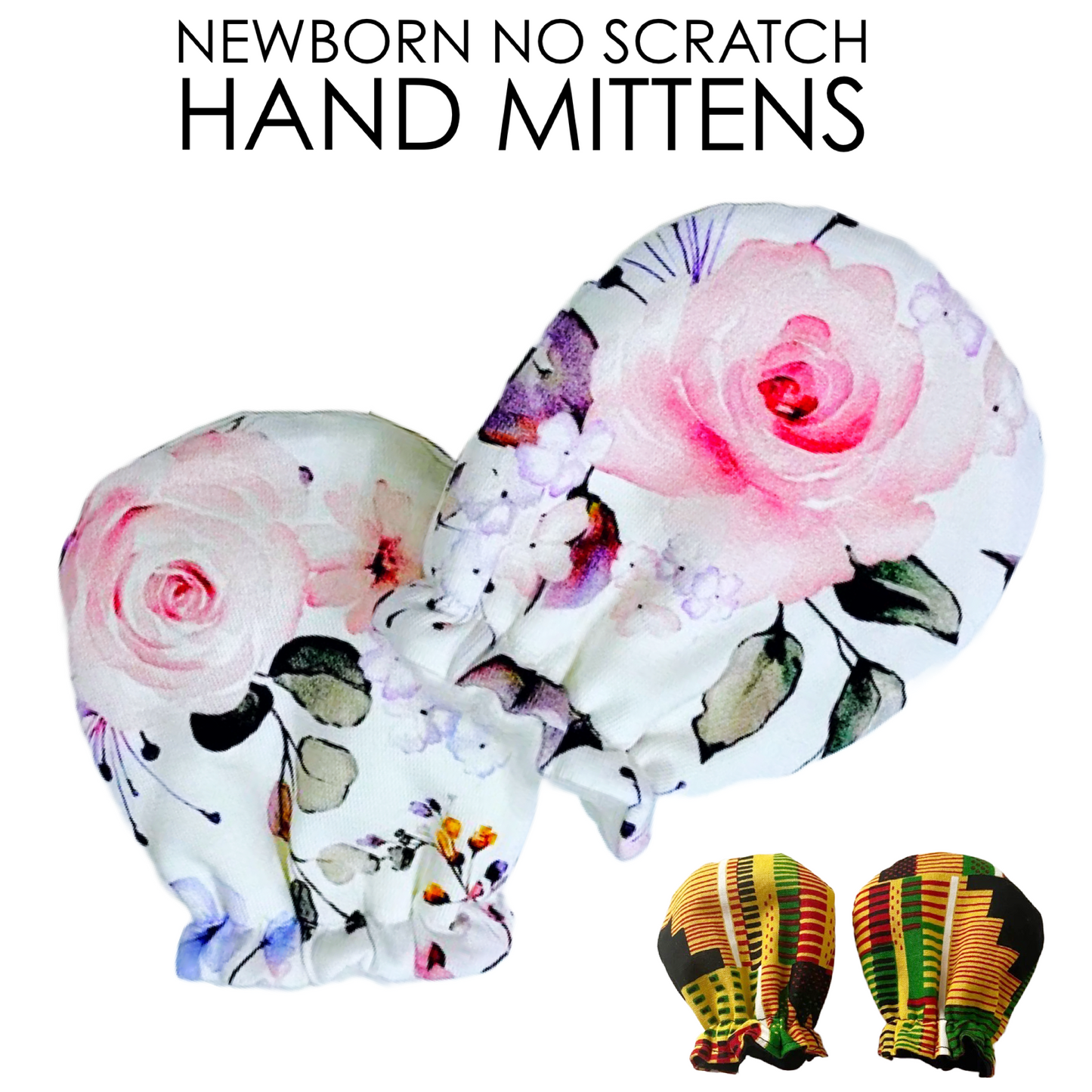 Newborn Baby No Scratch Hand Mittens