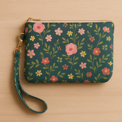 Aloha Zippered Clutch Wristlet Pouch | PDF Sewing Pattern