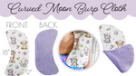 how to sew an easy diy baby burp cloth, curved moon burp cloth sewing patterns, aloha sewing company tutorial