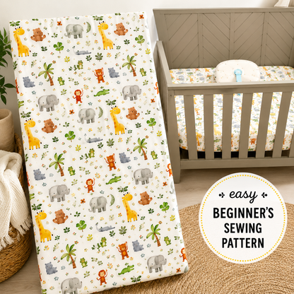 Baby Crib Sheet | PDF Sewing Pattern