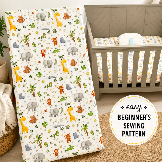 Baby Crib Sheet | PDF Sewing Pattern