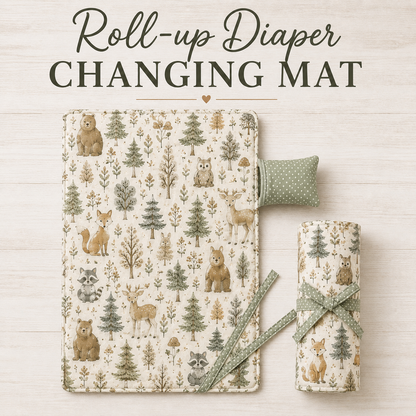 Baby & Toddler Diaper Changing Mat Pad | PDF Sewing Pattern