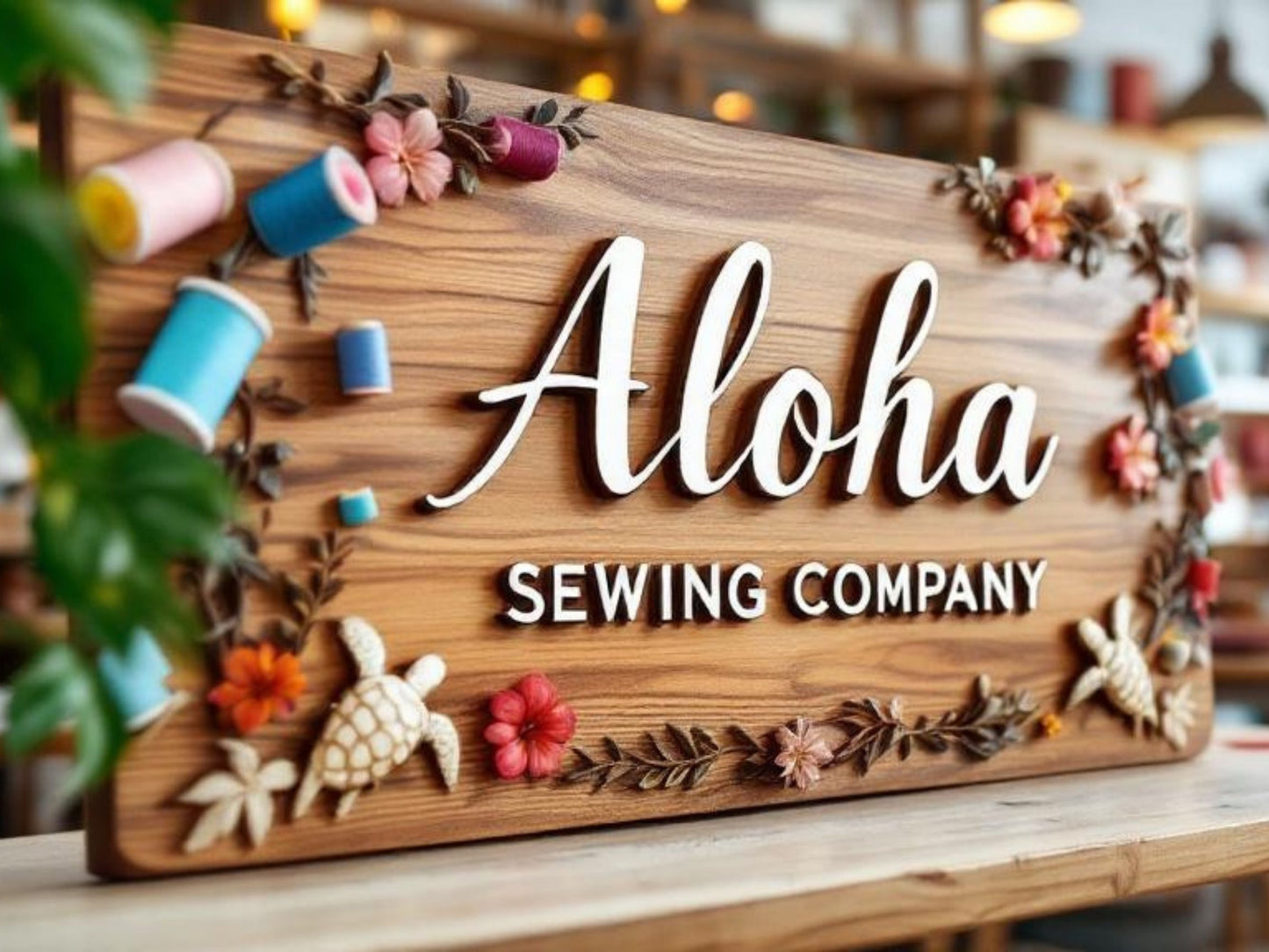 Aloha Sewing Company Logo for Sewing Patterns