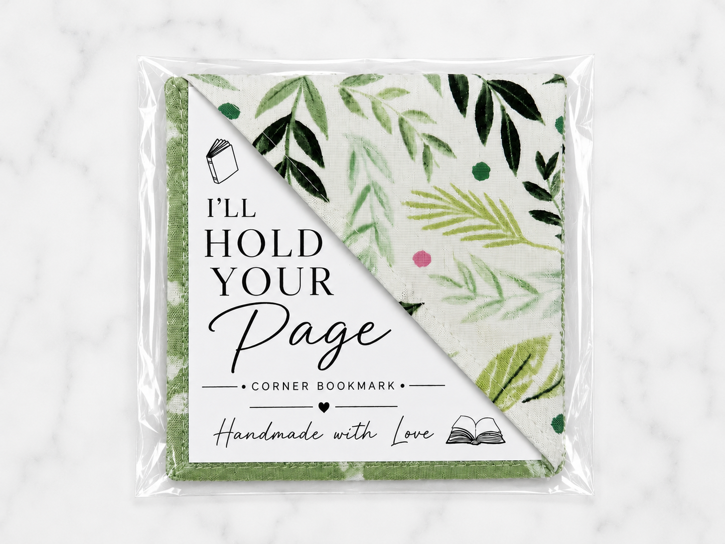 Fabric Corner Bookmark | PDF Sewing Pattern in 3 Sizes