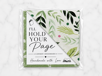 Fabric Corner Bookmark | PDF Sewing Pattern in 3 Sizes