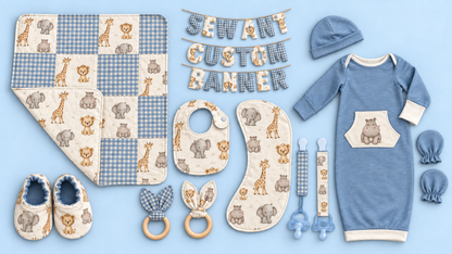 10 Handmade Baby Gifts to Sew | Boys or Girls | Beginner PDF Sewing Pattern Bundle