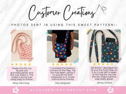 🪡 Kids OR Adults | Cell Phone Crossbody Bag PDF Sewing Pattern ...