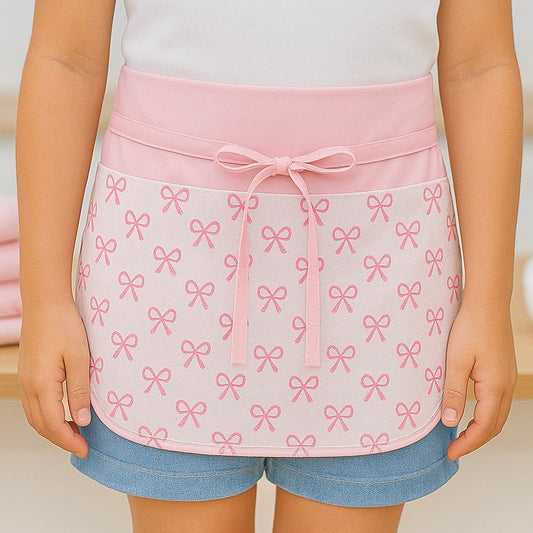Easy Beginners Half Apron with Pockets | Toddler & Childrens Sizes