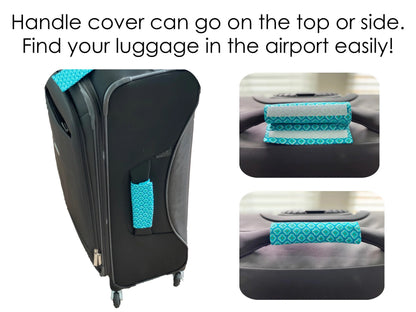 Easy Fabric Luggage Tag & Suitcase Handle Cover | PDF Sewing Pattern Bundle