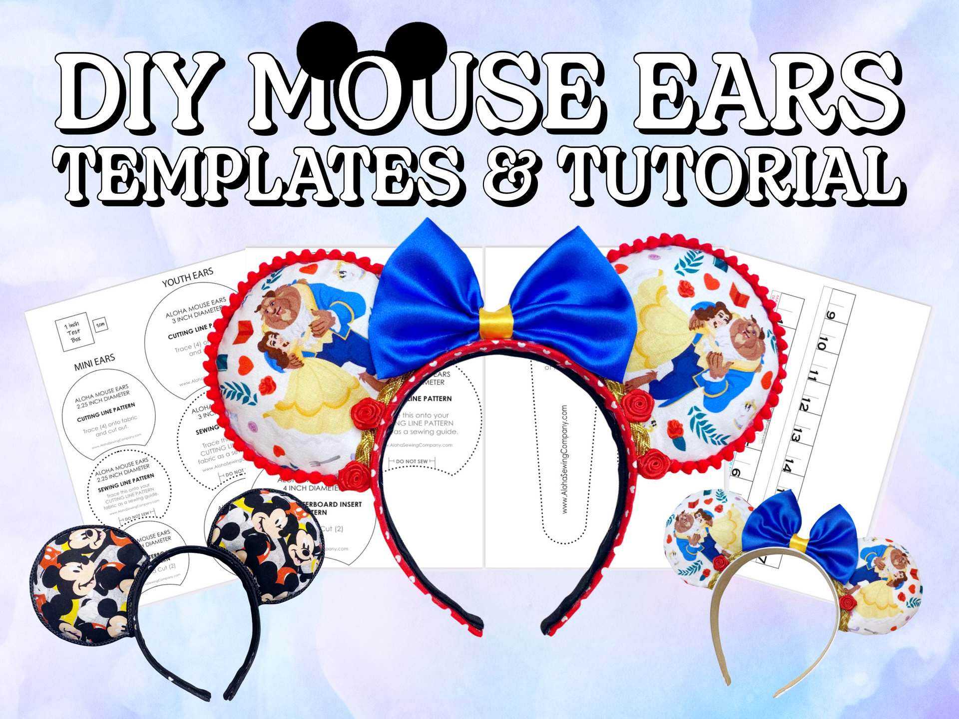 Load video: DIY Mouse Ears Sewing Pattern