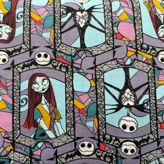 Nightmare Before Christmas NBC Jack and Sally | 100% Cotton Fabric