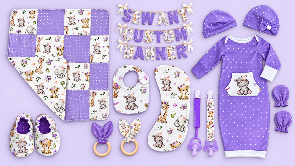 10 Handmade Baby Gifts to Sew | Boys or Girls | Beginner PDF Sewing Pattern Bundle