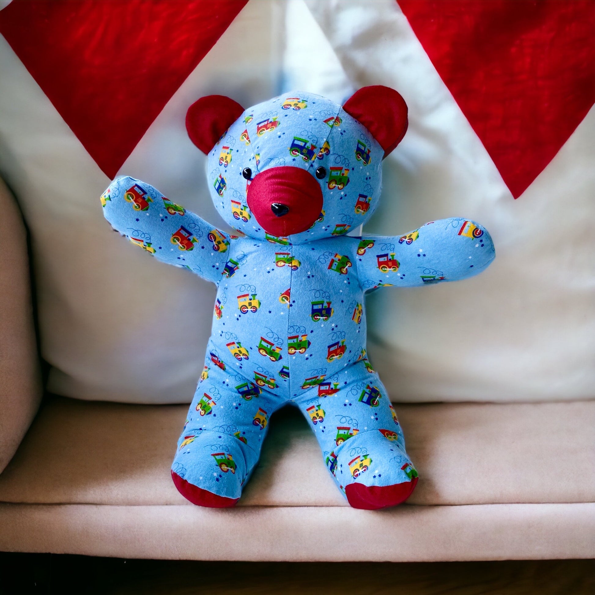 Aloha Memory Bear Keepsake Plush Stuffed Animal PDF Sewing Pattern