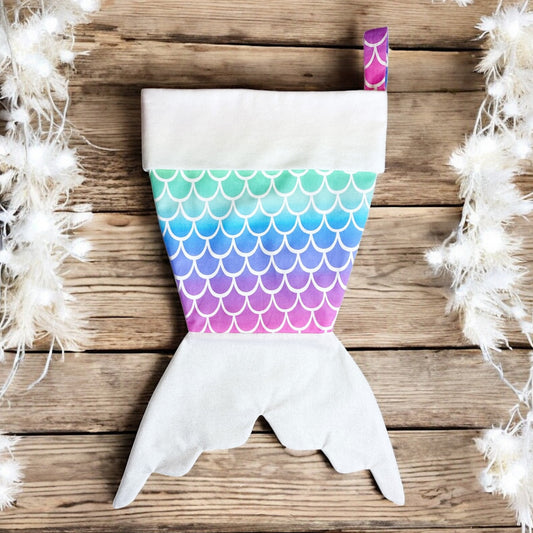 Mermaid Tail Christmas Stocking
