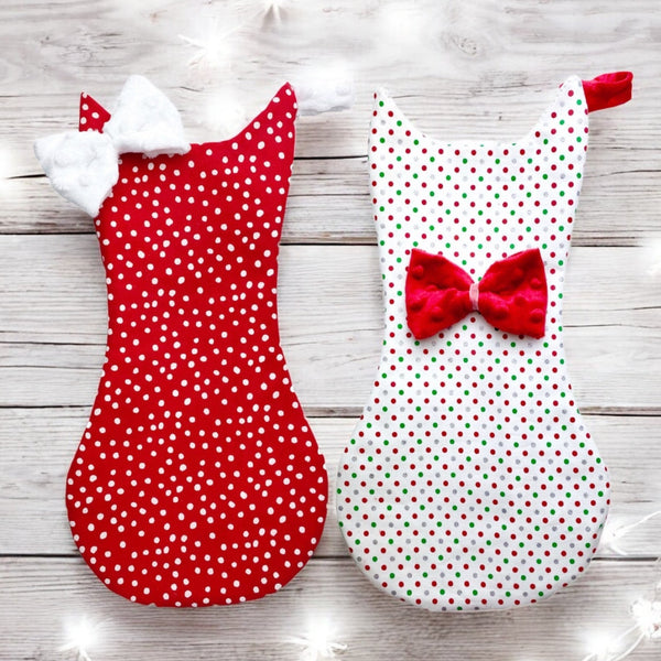 🎄 EASY 🎄 Beginners KITTY CAT CHRISTMAS STOCKING PDF Sewing Pattern ...