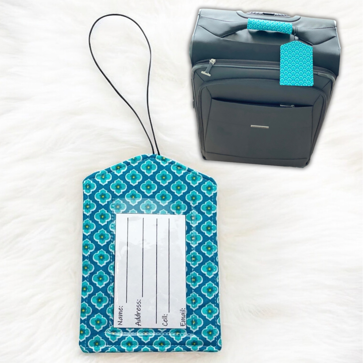 Fabric Luggage Tag