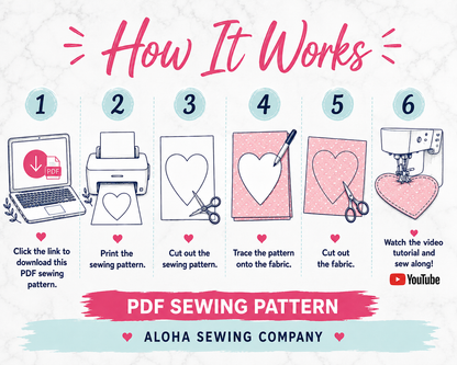 Mom & Me Scalloped Purse PDFSewing Pattern | Toddler/Child & Adult Sizes