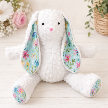 Stuffed Bunny Rabbit Easter Plush | PDF Sewing Pattern