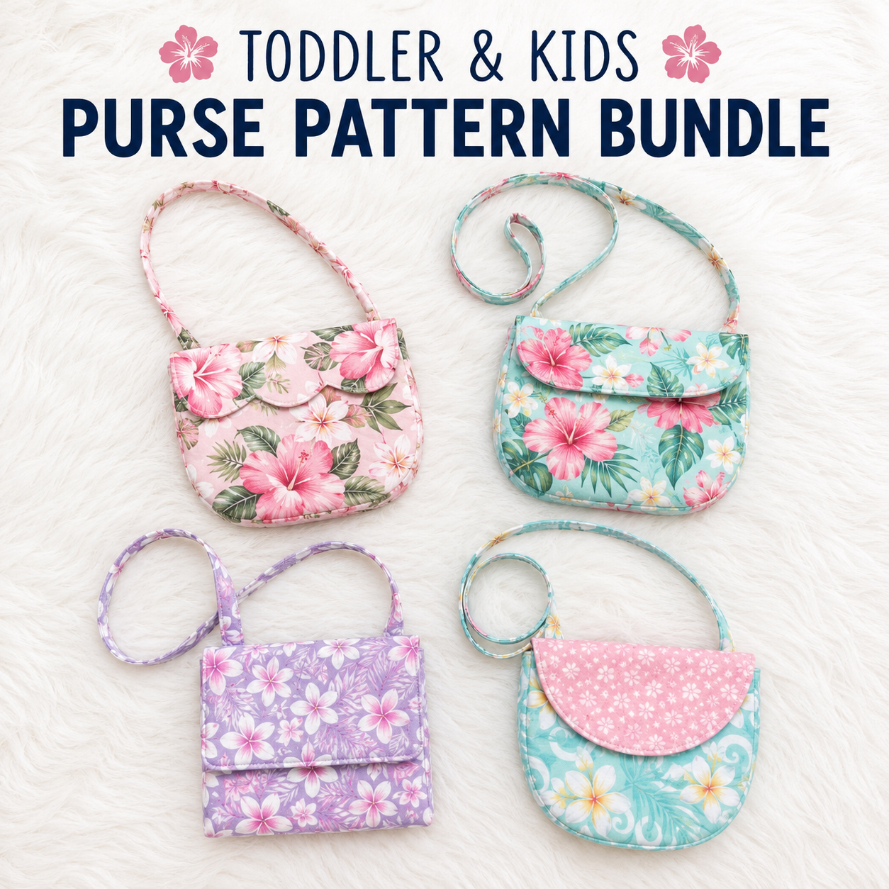Toddler & Kids Purse Bundle | PDF Sewing Patterns