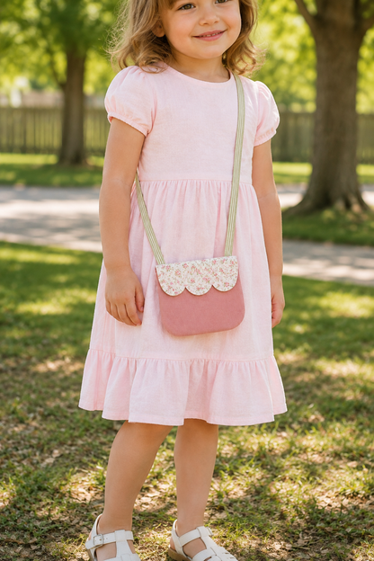 Mini Scalloped Purse (Children's) | PDF Sewing Pattern
