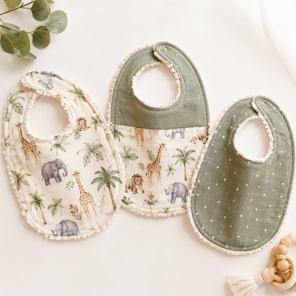 Traditional Baby & Toddler Bib | PDF Sewing Pattern