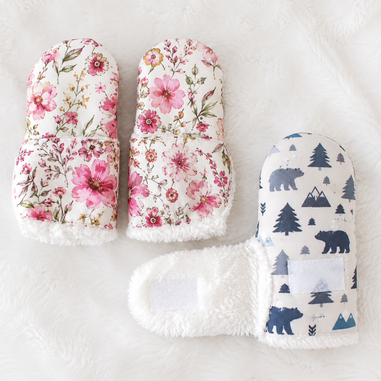 Baby and Toddler Winter Wrap Hand Mittens | PDF Sewing Pattern