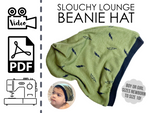 slouch beanie hat sewing pattern