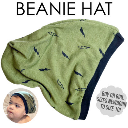 slouch beanie hat sewing pattern