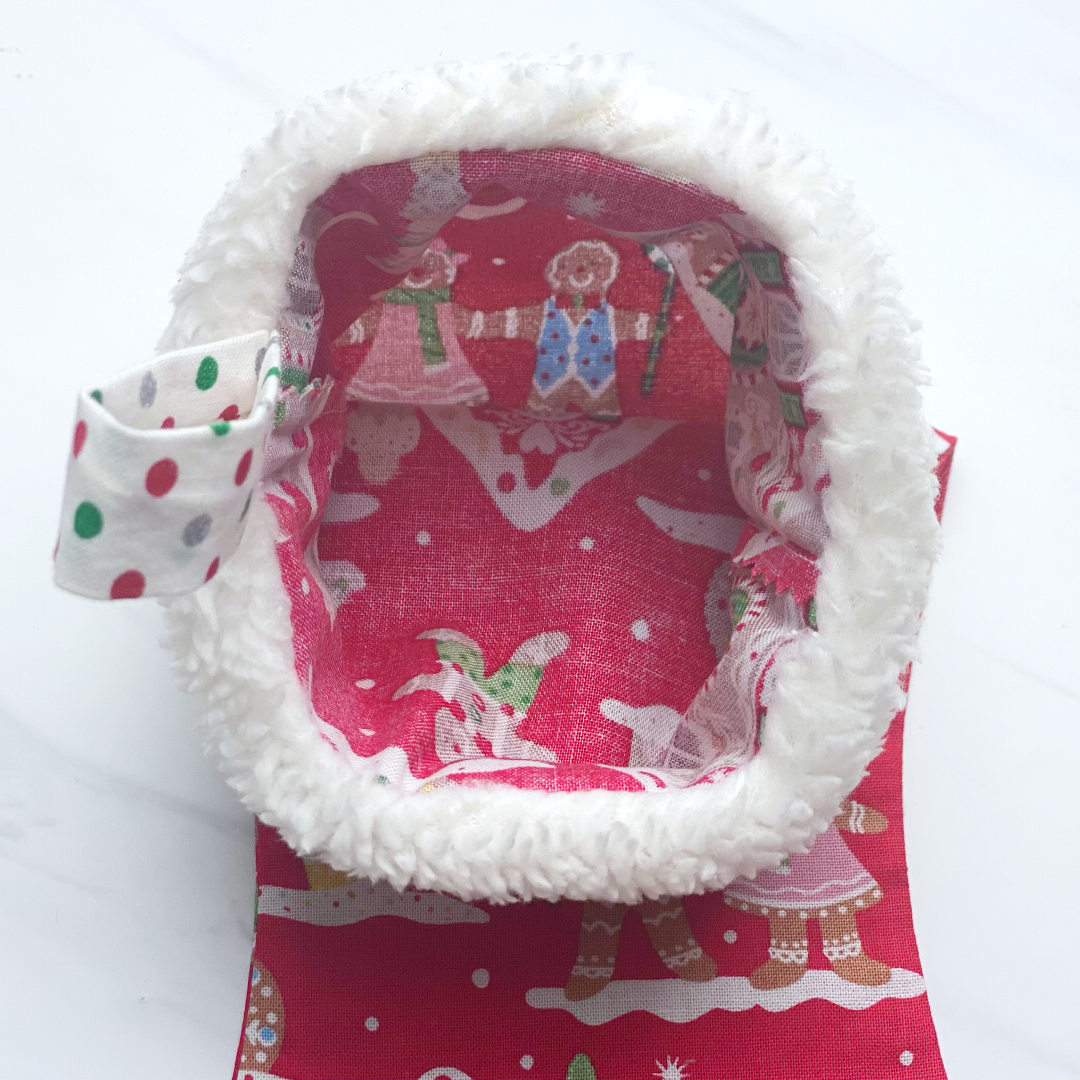 Santa's Mini Christmas Stocking