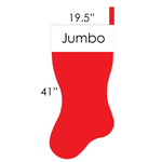 JUMBO XXLarge Big Christmas Stocking