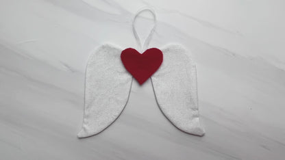 Memory Angel Wings Fabric Christmas Tree Ornament Sewing Pattern